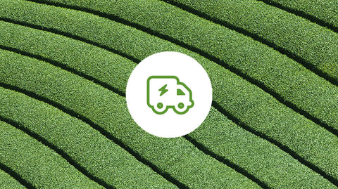 We offer zero emission delivery on our organic matcha to significantly reduce pollution and keep our cities cleaner and healthier.