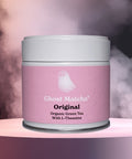 A fully recyclable canister of Ghost Matcha Original Organic Green Tea Powder front on