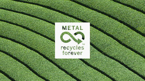 Ghost Matcha Original, Hojicha and Genmaicha are all issued in fully recyclable aluminium metal canisters that can be recycled forever